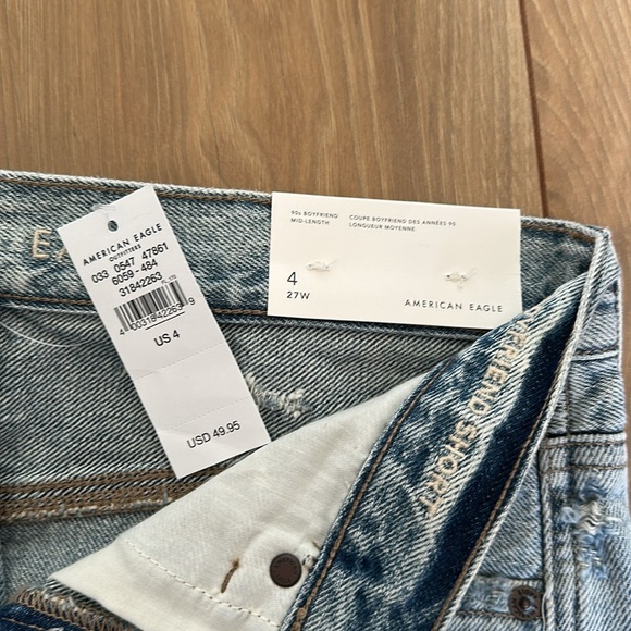 AMERICAN EAGLE DENIM SHORTS SIZE 4 - Picture 3 of 3